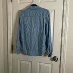 Paige Denim light blue, long-sleeved Lace-Up Shirt size small Photo 6