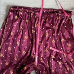Free People Intimately by party print pajama set in Wine combo XL Photo 5