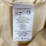 Sézane Women’s Lilou Organic Cotton Crop Corset Tank Top | Medium | Ercu (Cream) Photo 7