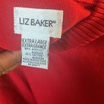 Liz Baker Classic Red  Sweater xl Photo 1