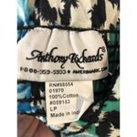 Anthony Richards Floral Square Neck Smocked Sundress Sleeveless Cotton Size LP Photo 7