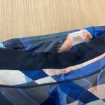 Athleta Electric Geo Sonar Capri Leggings Medium Geometric Print Polyester Blend Photo 1