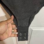 Old Navy NWT -  Women’s Gray Long Sleeved Square Neck Bodysuit Size XXL Photo 3