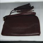 Frye  Maroon Leather Wristlet Photo 2