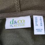 D&Co. Olive Green Hoodie Size Small Green Hoodie Pullover with Snaps Photo 4