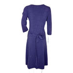 Kuhl Dress Women Medium Purple Salza Midi Organic Jersey Knit Minimal Feminine Photo 3