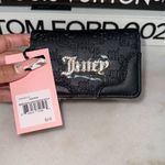 Juicy Couture Black Liquorice Heartless Slim Elongated Bifold Wallet Photo 3