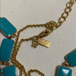 Kate Spade  long blue & gold tone necklace Photo 4