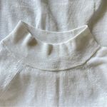 Eileen Fisher Organic Cotton Linen Slub Funnel Neck Top Size S Photo 9