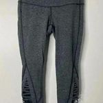 Athleta 𝅺 Grey Spacedye Criss-Cross Capri XS Photo 0