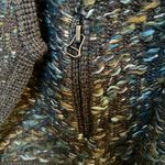 Anthropologie Keavy Jacquard Jacket by Moth Size Medium Gray Photo 5