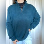 Croft & Barrow Turquoise Quarter Zip Photo 3