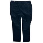 J. Jill Black Pinwale Corduroy Straight Leg Pull On Pants Womens XL Classiccore Photo 2