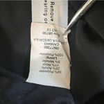 Madewell LBD Textured Black Brocade Jacquard Fit & Flare Dress Metallic Classic Photo 6