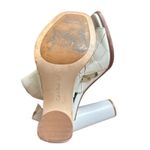 Calvin Klein Amari Croc Embossed Leather Heeled Sandal Sz 8.5 Photo 5