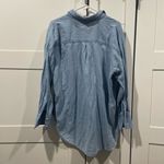Anthropologie  Maeve Light Blue Shirt Photo 3
