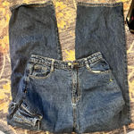 Princess Polly Dark blue  wide leg jeans Photo 0