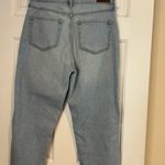 Hollister  Ultra High Rise Mom Jean Vintage Stretch- Distressed Light Blue Jeans Photo 4