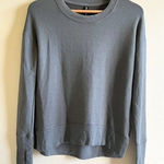 Athleta  Coaster Luxe Sweatshirt‎ Top Dark Gray Womens Pullover 870422 XXS Photo 0