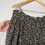 ASOS Olive Green Ditsy Floral Midi Skirt Photo 3