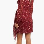 Bardot  Burgundy Kalia Animal Print Mini Dress Size Small 6 Photo 1