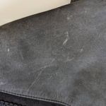 Vintage Suede Leather Patchwork Jacket Thinsulate 80s Western Retro Asymmetrical Black Size XS Photo 2