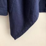 Caslon Nordstrom Open Cotton Waterfall Drape Navy blue Cardigan Women’s Size S Photo 5