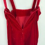 Modcloth NWT  Crushed Velvet Suspender Skirt Holly Berry Red Size Small S NEW Photo 12