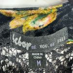 Bebop Velvet Floral Lace Dress Women M Fairy Grunge Goth Cottagecore Academia Photo 6