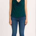 Cider Women's Teal Cowl Neck Tank Top Plus Size XXL Photo 0