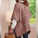 Soft Surroundings  Korra Tweed Beaded Detail Wrap Size OS NEW $100 Photo 7