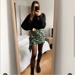 ZARA Floral Print Mini Skirt Photo 2