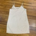 Vanity Fair Slip Dress Womens Size 38 Lingerie Beige Sleeveless Mini Vintage Photo 0