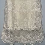 American Eagle  Outfitters Cream Lace Mini Dress Photo 4