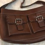 BCBGMAXAZRIA Y2K style BCBG MaxAzria brown pebble medium leather purse Photo 1