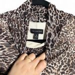 The Limited  leopard print long sleeve mesh bodycon dress. Size M Photo 3