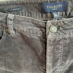 Talbots  Woman Heritage Straight Leg Five Pocket Corduroy Jeans Size 14 Charcoal Photo 4