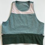 Outdoor Voices 🌸 slash back tri-tone crop top sports bra XS Photo 3