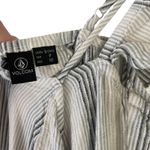 Volcom Women's Size Small Blue Winding Roads Babydoll Coastal Midi Dress Photo 9