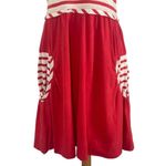 Marc by Marc Jacobs MARC JACOBS Fit Flare Dress Red Striped Bodice Sleeveless Retro Mod Sailor Sz S Photo 3