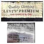 Levi's  Premium 501 Jean Shorts 25" Dark Wash Cutoffs Button Fly‎ Stretch Denim Photo 2