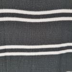 C+D+M Womens Tank Dress‎ XL Black White Ribbed Knit Pullover Spaghetti Straps Photo 11