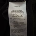 Madewell Ribbed Henley High Crop Short Sleeve Tee Large Women’s Black Photo 3