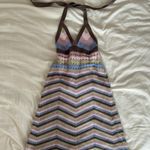 Crochet Halter Mini Dress Photo 0