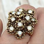 Vintage Unsigned Cocktail Ring 6 Photo 2