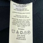 Ann Taylor LOFT Navy Blue Sleeveless Tie Waist V Photo 4