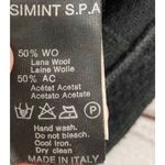 Giorgio Armani Womens Black Long Sleeve Snap Button Wool Blend Jacket Size 36 Photo 4