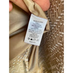 1. State  Chevron Moto Jacket Beige White Textured S Cotton Parisian Scandi Preppy Photo 6