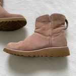UGG  Light Pink Wedged Short Booties Photo 9