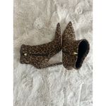 Good American  The Icon Booties Size 8/ Leopard Pointed Ankle Boots Photo 5